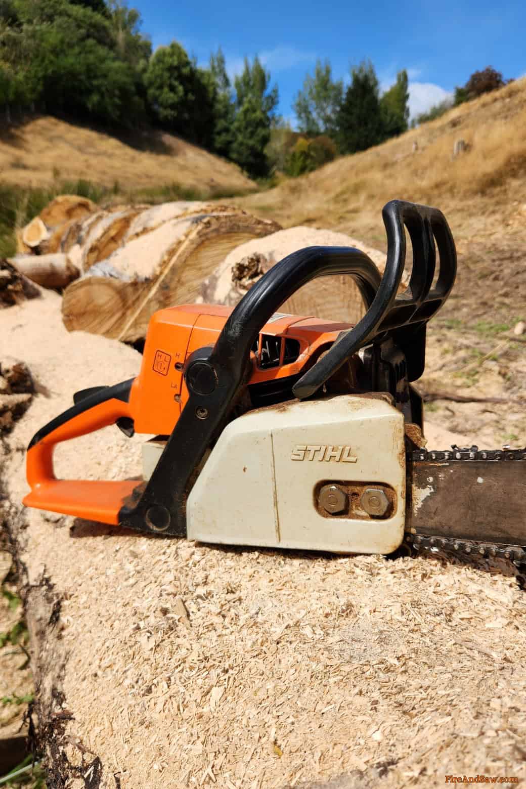 Stihl 023 Reviews Better than a handsaw when it starts
